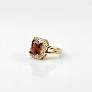 Crimson Crown Ring