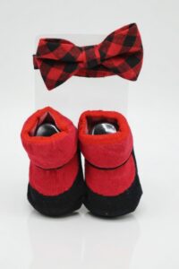 baby bowtie & booties set