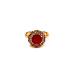 Ruby Halo Ring
