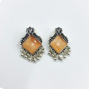 Pale Stone Earrings