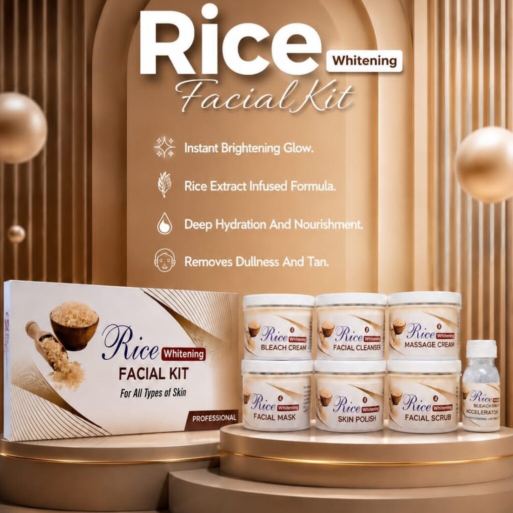 Rice Whitening Facial Kit
