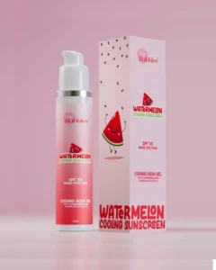 Watermelon cooling sunscreen