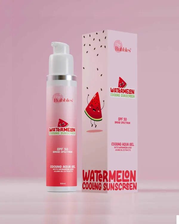 Watermelon cooling sunscreen