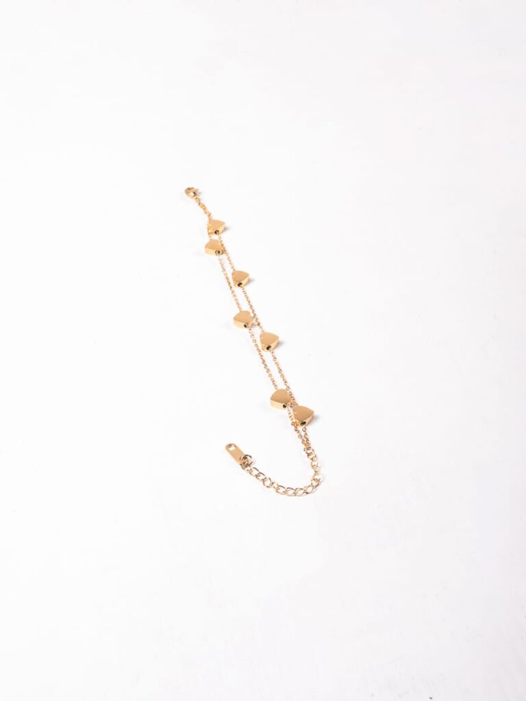 Elegant Heart Charm Bracelet for Women