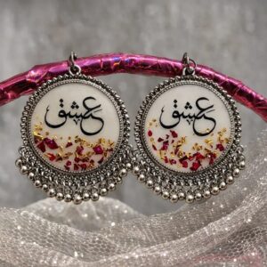 Traditional Handmade Resin Jhumka Earrings for Women