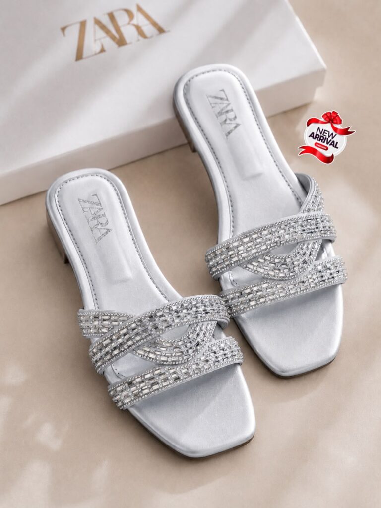 Zara Stylish Flat Slippers for Girls