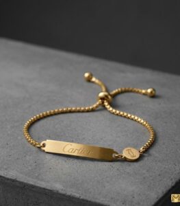 Stainless Steel Up & Down Bvlgari Bracelet (Anti-Tarnish)