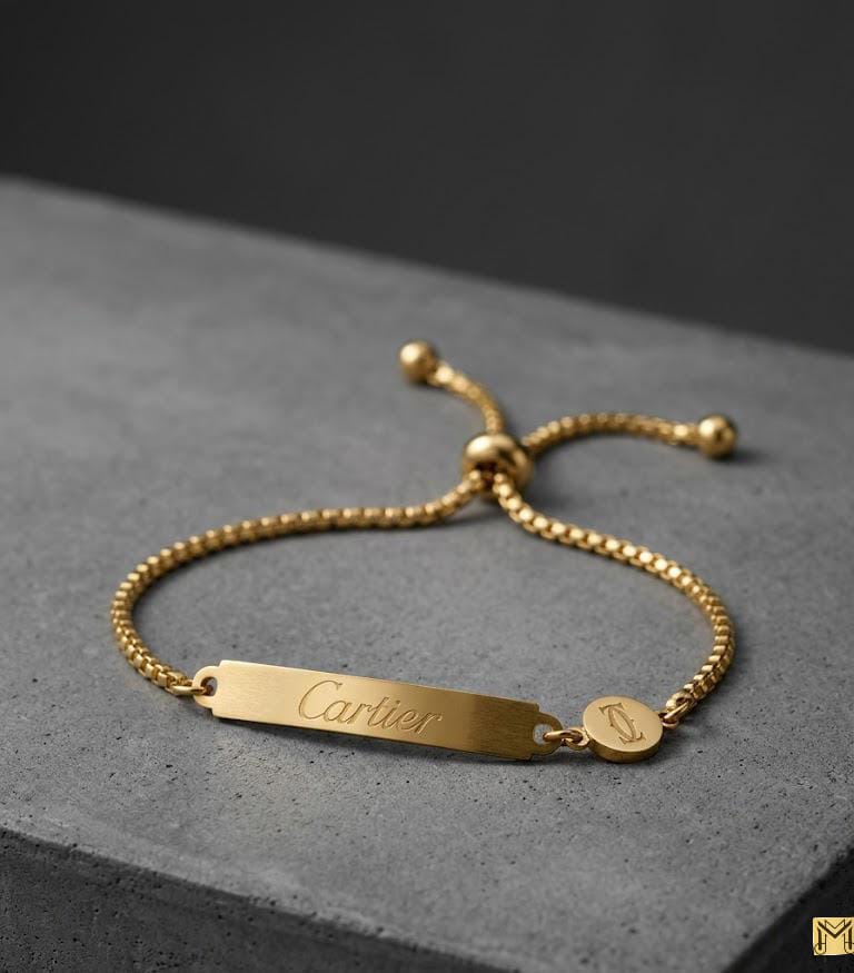 Stainless Steel Up & Down Bvlgari Bracelet (Anti-Tarnish)