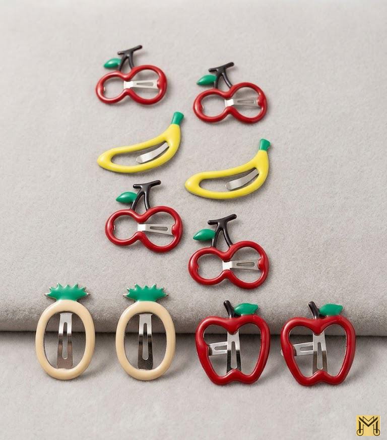 Big Size Metal Fruit Shape Hair Clip