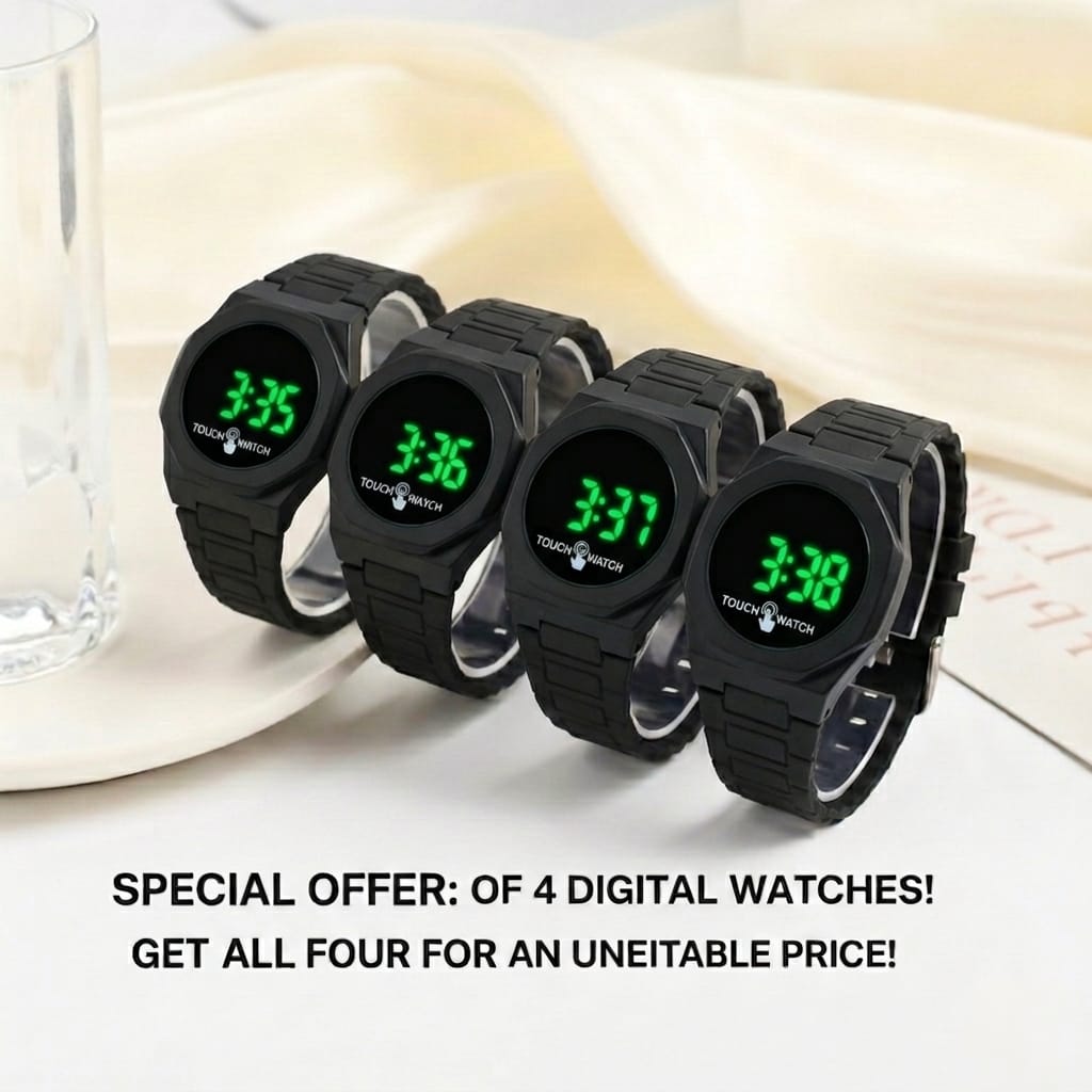 Pack of 4 led Watches