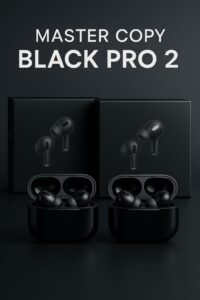 Black Pro 2 Master Copy Wireless EarBuds