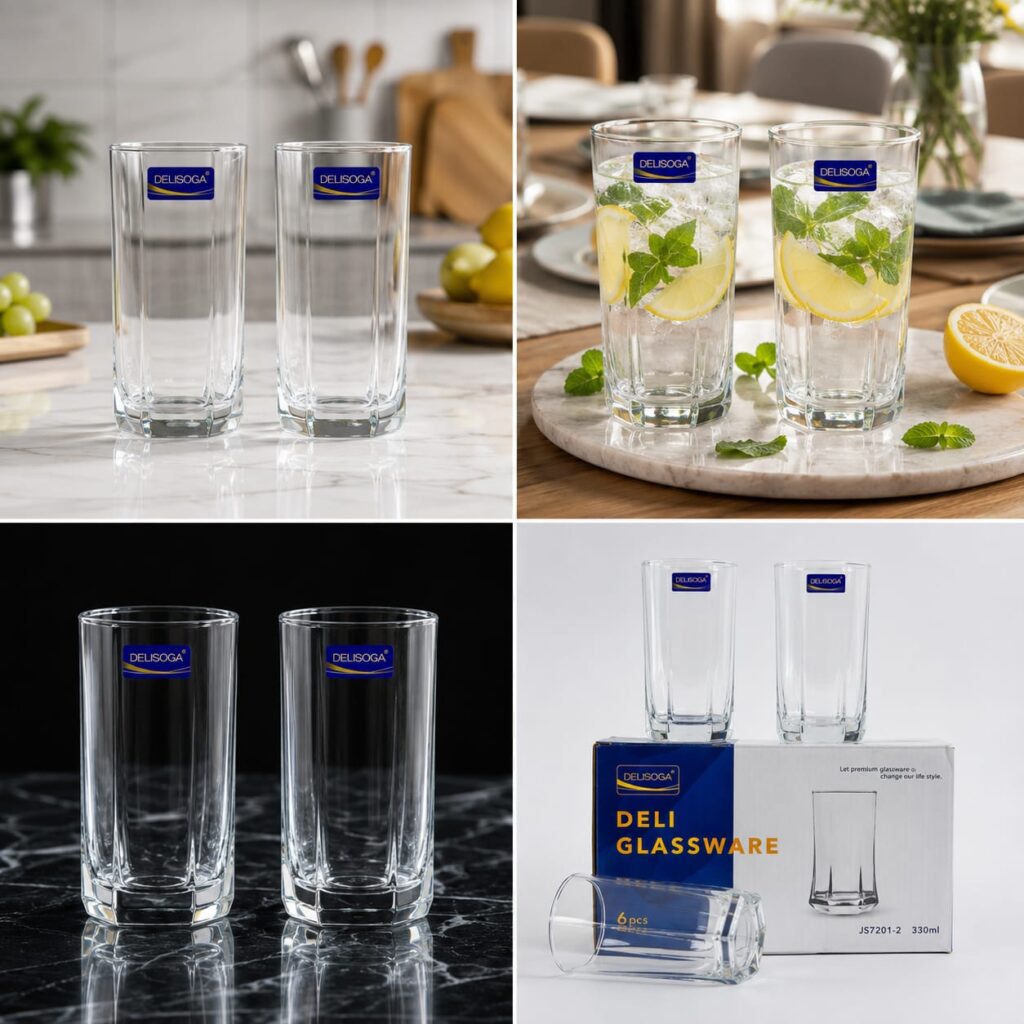 Deli Classic Highball Glass Set(Set of 6)
