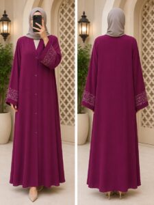 Elite Embroidery Abaya