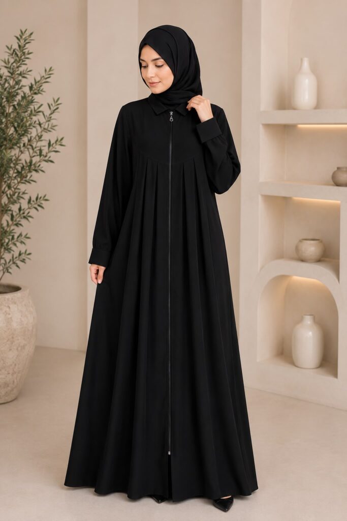 Black Plain Abaya