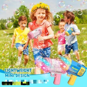 Bubble Machine for Kids, 32 Hole Rocket