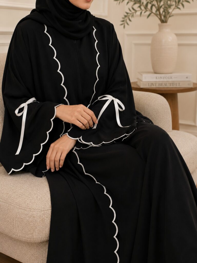 Royal Black Abaya