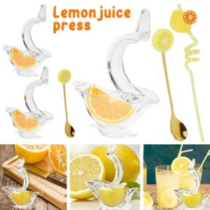 Bird Shape Manual Lemon Clip Squeezer