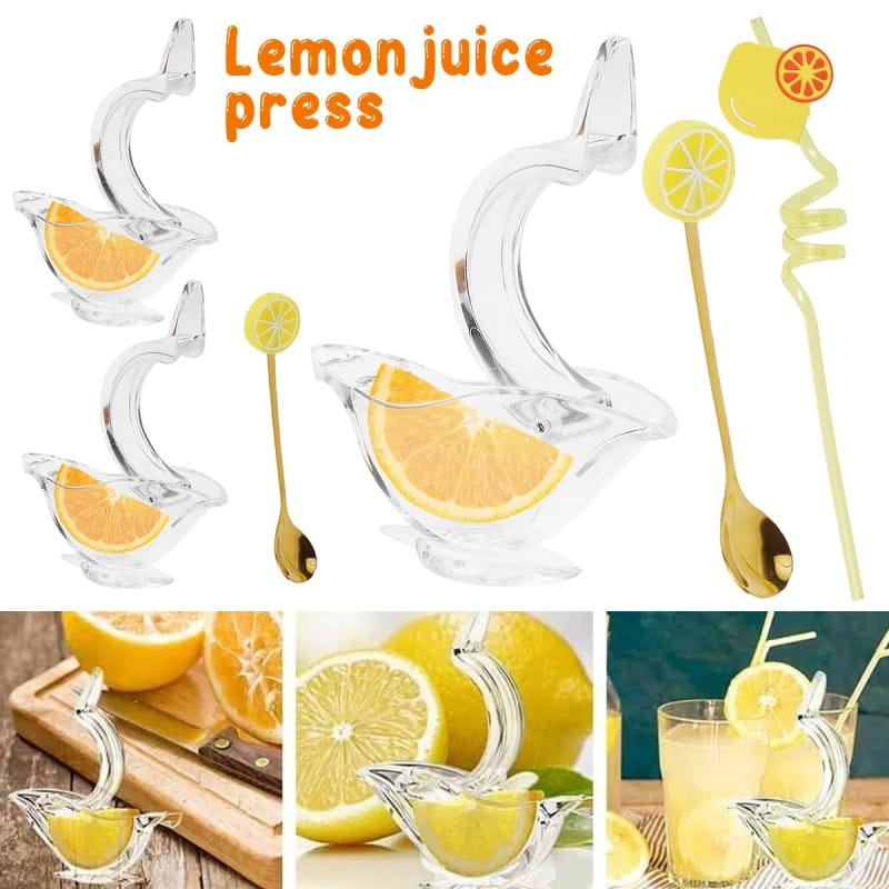 Bird Shape Manual Lemon Clip Squeezer