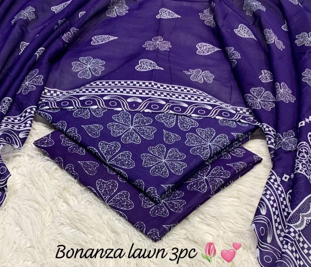 BONANZA _ Lawn collection 3pc_ Replica Guaranteed Stuff