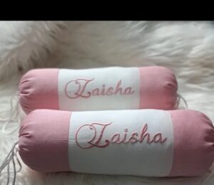 Personalized Baby Bolster Pillow Set (2 Pcs)