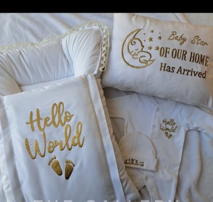 4-Piece Newborn Baby Bedding & Gift Set