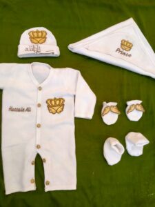 Custom Name Baby Welcome Kit – 8 Pieces