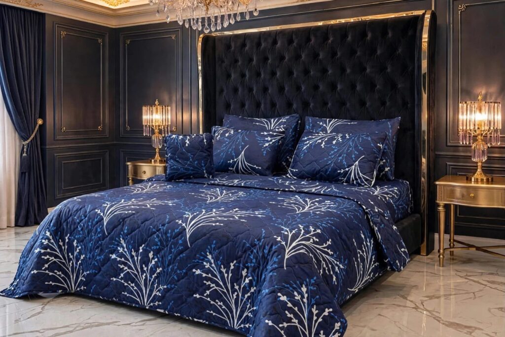 7Pc Printed Comforter Set